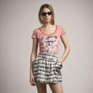 Andy Warhol Mini Skirt by Pepe Jeans